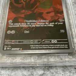 Pokemon Scizor Illustration Rare Holo SV03 Obsidian Flames 205/197 TAG 8.5 TCG - Image 3
