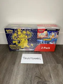 Pokemon TCG - Surging Sparks Costco 2-Pack [ETB & Booster Bundle] ✅SEALED✅ - Image 1