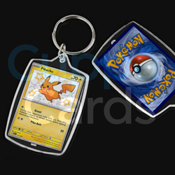 Pikachu, Paldean Fates SV PAF Special Illustration #131 | Mini Pokemon Keychain - Image 1