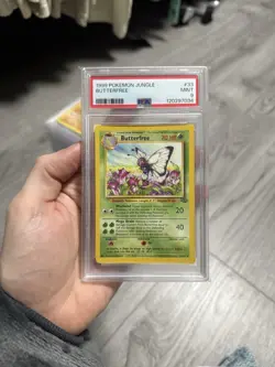 Pokemon 1999 Jungle Butterfree #33 PSA 9 - Image 1