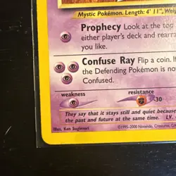 Pokemon TCG Xatu Neo Genesis 52/111 Regular - Image 5