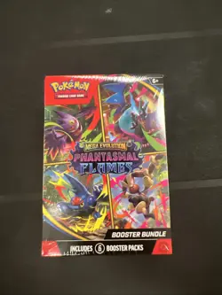 POKEMON TCG MEGA EVOLUTION PHANTASMAL FLAMES BOOSTER BUNDLE FACTORY SEALED BOX - Image 1