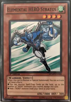 YuGiOh Elemental HERO Stratos Various Sets Common - Image 1