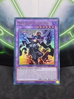 Yugioh Meizen the Battle Ninja DABL-EN040 Ultra Rare 1st Edition NM - Image 1