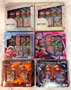 One Piece Card Game Illustration Box Vol. 1-6 Factory Sealed - Image 1