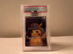 2023 Pokemon x Van Gogh Pikachu with Grey Felt Hat #085 Promo PSA 10 GEM MINT - Image 4