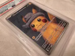 2023 Pokemon x Van Gogh Pikachu with Grey Felt Hat #085 Promo PSA 10 GEM MINT - Image 5