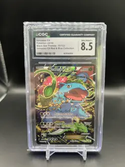 Pokemon Venusaur EX Red & Blue Coll. Black Star Full Art Promo XY123 CGC 8.5 - Image 1