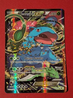 Pokemon TCG - Venusaur EX - XY123 Regular Size - Black Star Promo VMP - Image 1