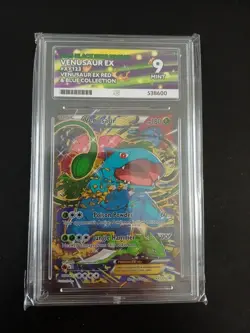 Pokemon Venusaur EX XY123 Black Star Promo Ace 9 Graded - Image 1