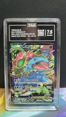 Pokemon 2016 Black Star Venusaur EX Promo Card Red/Blue, XY123 - Image 1