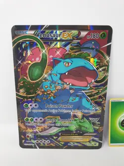 Venusaur EX XY123 Holo Rare Jumbo Black Star Promo Vintage Pokemon Card TCG - Image 2