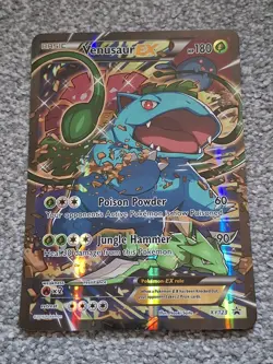 Pokemon Venusaur EX XY123 Ultra Rare Black Star Promo Pokemon TCG - JUMBO - Image 1