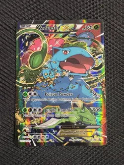 Pokemon Card - Venusaur EX - Black Star Promo - XY123 Promo - Image 1