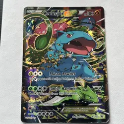 Venusaur EX Pokemon XY123 (2016) Promo Black Star Red & Blue Collection English - Image 1