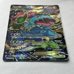 Venusaur EX Pokemon XY123 (2016) Promo Black Star Red & Blue Collection English - Image 2