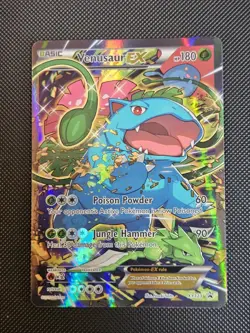 Pokemon TCG Venusaur EX XY123 Ultra Rare Black Star Promo - Image 1