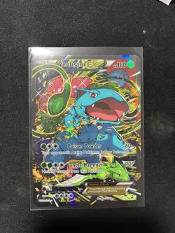 Pokemon TCG Venusaur EX XY123 Ultra Rare Black Star Promo Card - Image 1