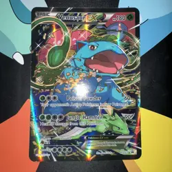Pokemon TCG Venusaur EX Card 2016 XY123 Jumbo Black Star Promo - Image 1
