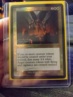 Divine Visitation (Retro Frame) (Serial Numbered) Ravnica Remastered Foil 6/500 - Image 1