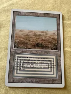 1x Scrubland Revised MTG LP-NM See Photos for condition! - Image 1