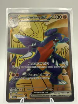 Pokemon Tcg Cynthia's Garchomp ex 215/182 Destined Rivals Ultra Rare - Image 1