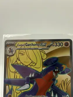 Pokemon Tcg Cynthia's Garchomp ex 215/182 Destined Rivals Ultra Rare - Image 2