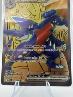 Pokemon Tcg Cynthia's Garchomp ex 215/182 Destined Rivals Ultra Rare - Image 3