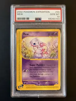 Pokemon Card Mew RARE / Expedition Wizards / PSA 10 Gem Mint US - Image 1