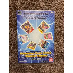 Digimon Card Game Promotion Pack Ver 0.0 Sealed Special Edition 6 Cards Ban Dai - Image 1