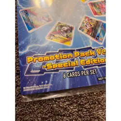 Digimon Card Game Promotion Pack Ver 0.0 Sealed Special Edition 6 Cards Ban Dai - Image 2