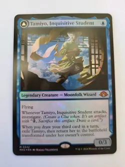 Tamiyo Inquisitive Student / Tamiyo Seasoned Scholar Foil MH3 NM ENG MTG - Image 1
