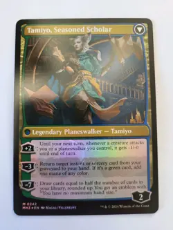Tamiyo Inquisitive Student / Tamiyo Seasoned Scholar Foil MH3 NM ENG MTG - Image 2