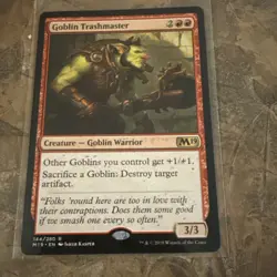 MTG / Goblin Trashmaster / M19 / #144 / Regular / Rare / NM - Image 1