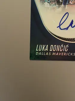 Luka Doncic Rookie Card Auto 048 /105 - Image 3