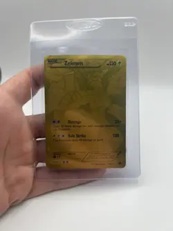 2013 Pokemon Black & White Legendary Treasures Zekrom Gold 115/113 Secret Rare - Image 1