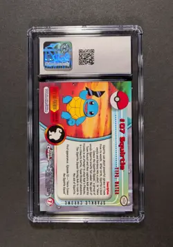 Pokemon Topps Chrome "Squirtle" SPARKLE Chrome - CGC 10 GEM MINT - Image 2