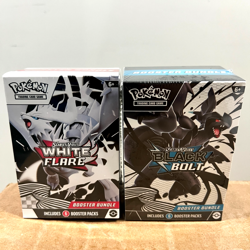 Pokemon Scarlet & Violet Black Bolt & White Flare Booster Bundle SEALED LOT OF 2 - Image 1