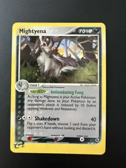 Mightyena - 10/109 - Holo Rare EX Ruby and Sapphire (LP) Pokemon - Image 1
