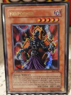 Yu-Gi-Oh! TCG Helpoemer Holo 1st Edition Ultra Rare PGD-058 - Image 3