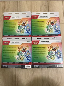 Pokemon First Partner Illustration Collection Series 1 Box Lot of 4 - Image 2