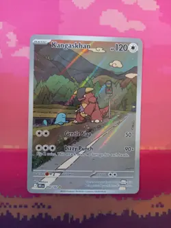 Pokemon Card Kangaskhan 204/182 Illustration Rare Destined Rivals Near Mint - Image 1