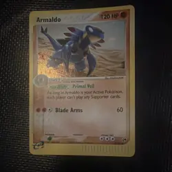 Pokemon Armaldo Sandstorm 1/100 Holo Rare Stage 2 120 HP Card English - Image 1