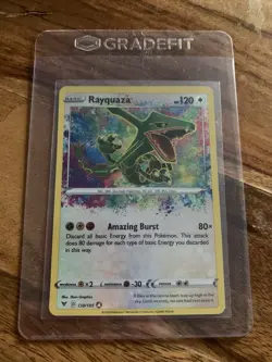 Pokemon Card TCG Rayquaza Vivid Voltage Holo Card 138/185 Amazing Rare - Image 1