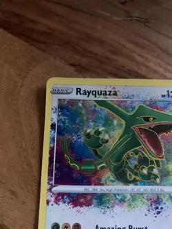 Pokemon Card TCG Rayquaza Vivid Voltage Holo Card 138/185 Amazing Rare - Image 3