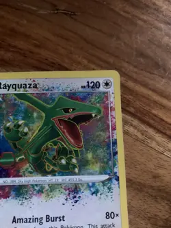 Pokemon Card TCG Rayquaza Vivid Voltage Holo Card 138/185 Amazing Rare - Image 4