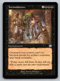 MTG Intimidation Normal U Mercadian Masques (MMQ) 142 LP Magic - Image 1