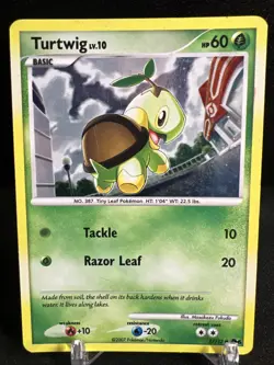Turtwig 17/17 Holo POP Series 6 Pokemon Card - Image 1