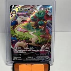 Pokemon Snorlax VMAX Sword & Shield Base Set 142/202 54 Very Clean Mint - Image 1