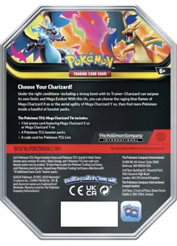 Pokemon TCG - Mega Charizard X ex - Tin - Brand New, Sealed - Image 2
